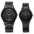 Titan Edge Pair Black Dial Analog Ceramic Strap watch for Couple - image number 0