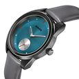 Sonata Women of Steel Blue Dial Leather Strap Watch for Women - image number 2