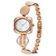 Titan Raga Power Pearls Quartz Analog Mother of Pearl Dial Rose Gold Metal Strap Rectangular Shaped Watch For Women - image number 4