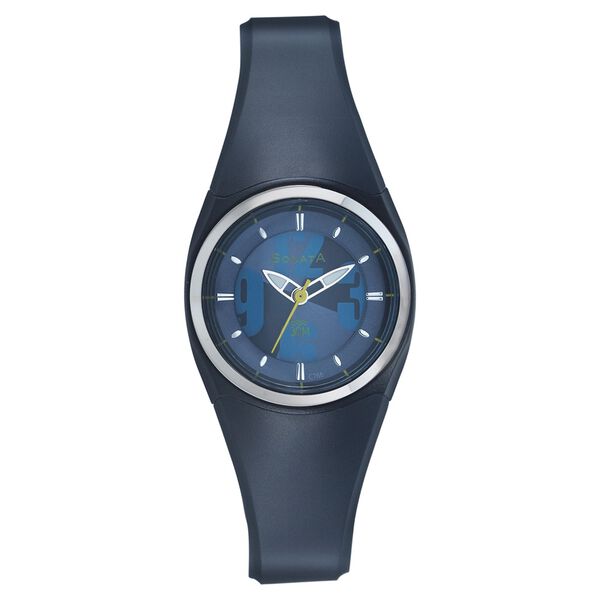 Sonata Quartz Analog Blue Dial Strap Watch for Women - image number 0