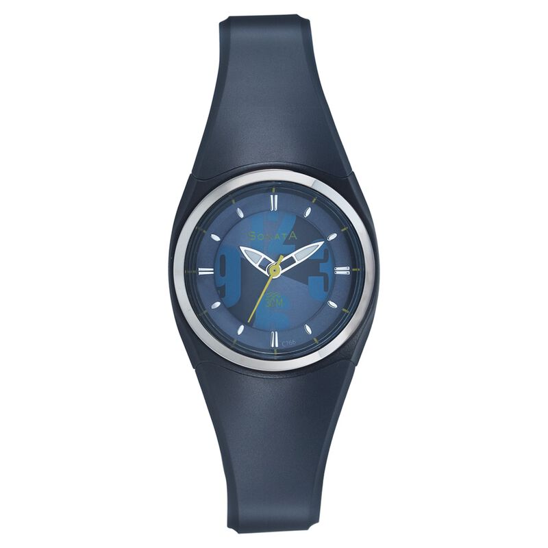 Sonata Quartz Analog Blue Dial Strap Watch for Women