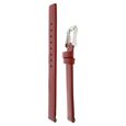 16 mm Red Genuine Leather Strap for Women - image number 2