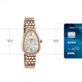 Sonata Poze Quartz Analog Mother of Pearl Dial Rose Gold Metal Strap Watch For Women - image number 3
