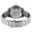 Titan Zero Hour Diver's 300m Automatic Analog with Black Dial Silver Stainless Steel & Black FKM Strap Watch for Men - image number 6