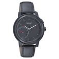 Sonata Stride Smart Black Dial Leather Strap Watch for Men - image number 0