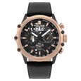 Police Quartz Chronograph Black Dial Leather Strap Watch for Men - image number 0