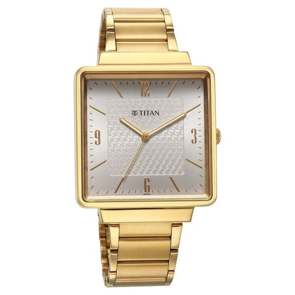 Titan Karishma Silver Dial Watch for Men - image number 1