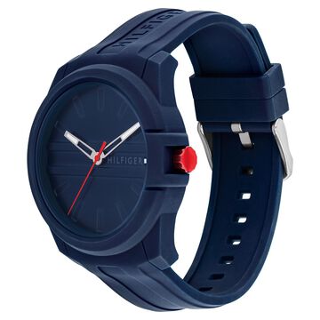 Tommy Hilfiger Quartz Analog Blue Silicone Strap for Men