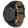 Tommy Hilfiger Quartz Multifunction Black Dial Leather Strap Watch for Men - image number 1