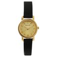 Sonata Quartz Analog Champagne Dial Leather Strap Watch for Women - image number 0