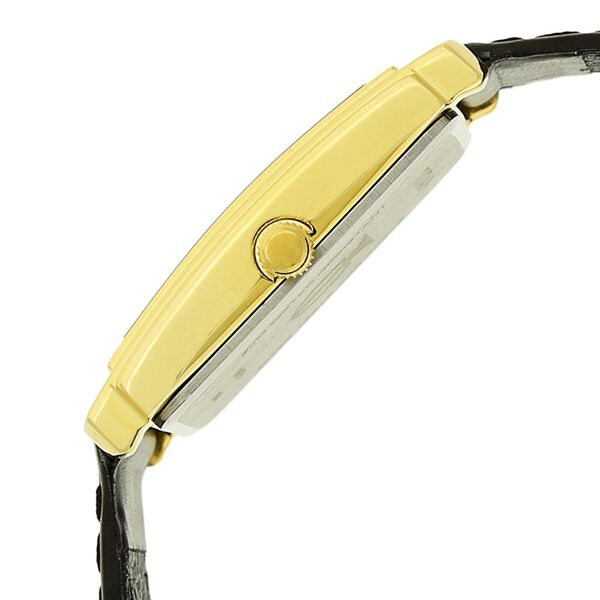 Titan Rectangle White Dial Analog with Date Leather Strap watch for Men - image number 2