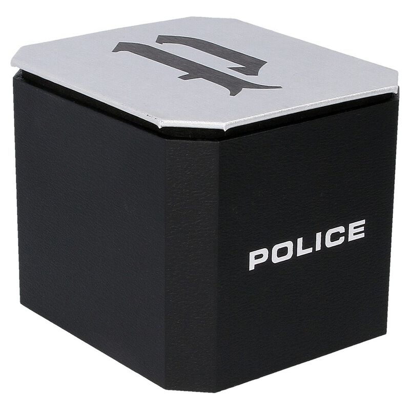 Police Quartz Analog Black Dial Leather Strap Watch for Men - image number 3
