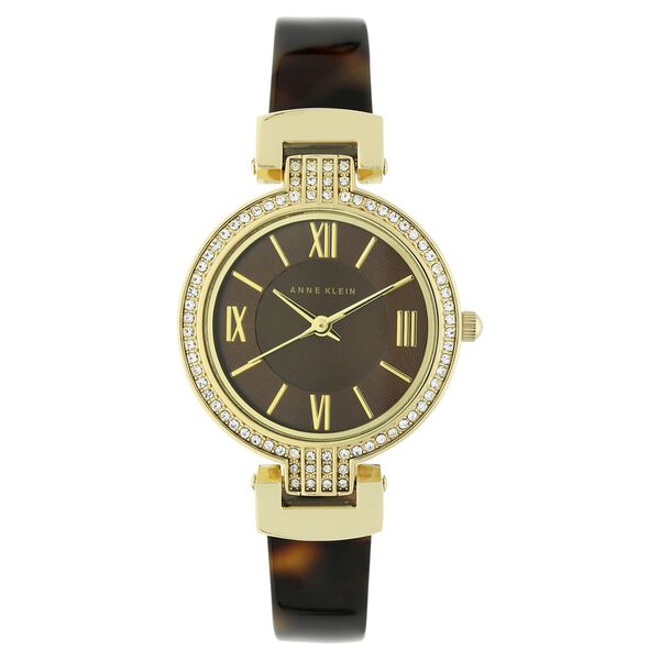 Anne Klein Quartz Analog Brown Dial Metal Strap Watch for Women - image number 0