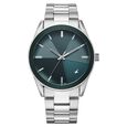 Fastrack Stunners Quartz Analog Teal Dial Silver Stainless Steel Strap Watch For Guys - image number 0