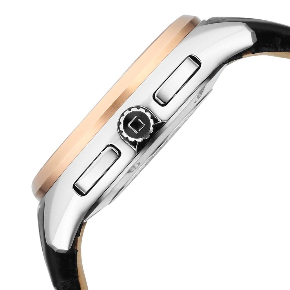 Buy Online Xylys Swiss Chronograph Black Leather Strap and Dial