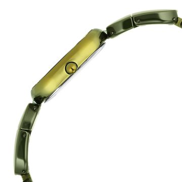 Titan Raga Ceramics Quartz Analog Blue Dial Green Ceramic Strap Watch For Women