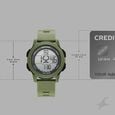 Fastrack Streetstyle Digital Dial Green Polyether Strap Watch For Unisex - image number 3