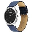 Sonata Aspire Quartz Analog Black Dial Leather Strap Watch for Men - image number 2
