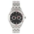 Titan Quartz Multifunction Black Dial Metal Strap Watch for Men