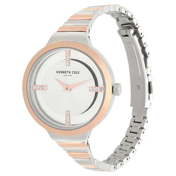 Kenneth Cole Quartz Analog Silver Dial Stainless Steel Strap Watch for Women - image number 2