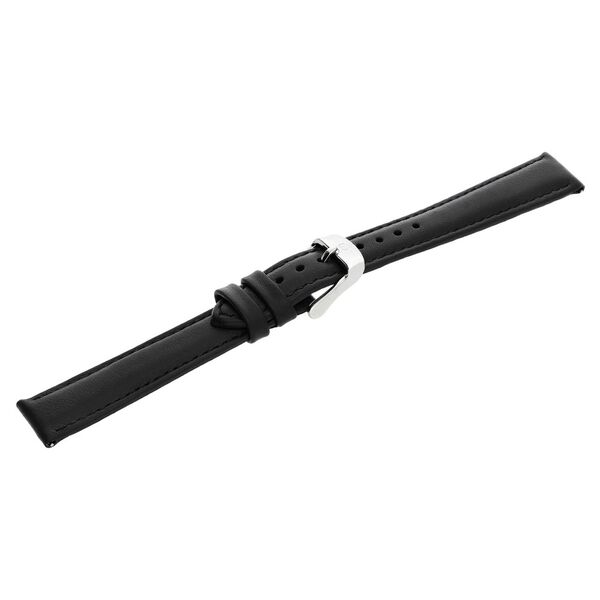 14 mm Black Genuine Leather Strap for Women - image number 3