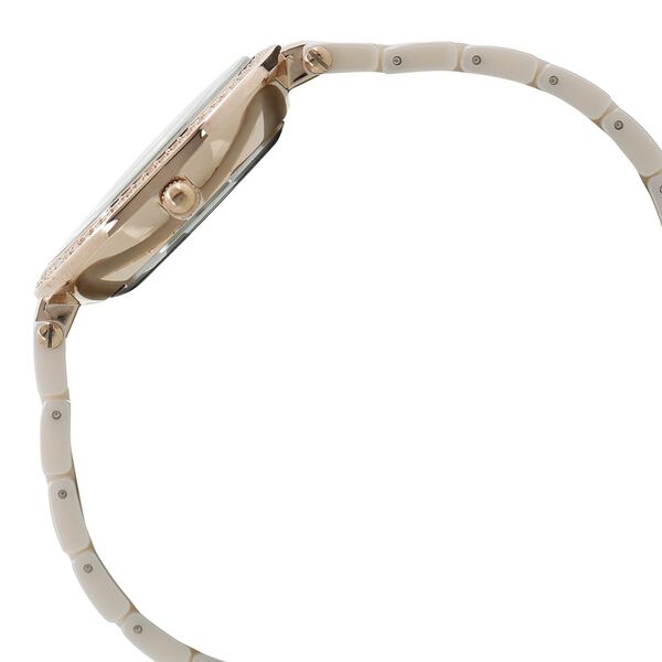 Anne Klein Quartz Analog Mother of Pearl Dial Ceramic Strap Watch for Women - image number 2