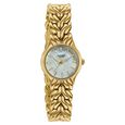 Poze Poze Quartz Analog White Dial Golden Metal Strap Watch For Women - image number 2