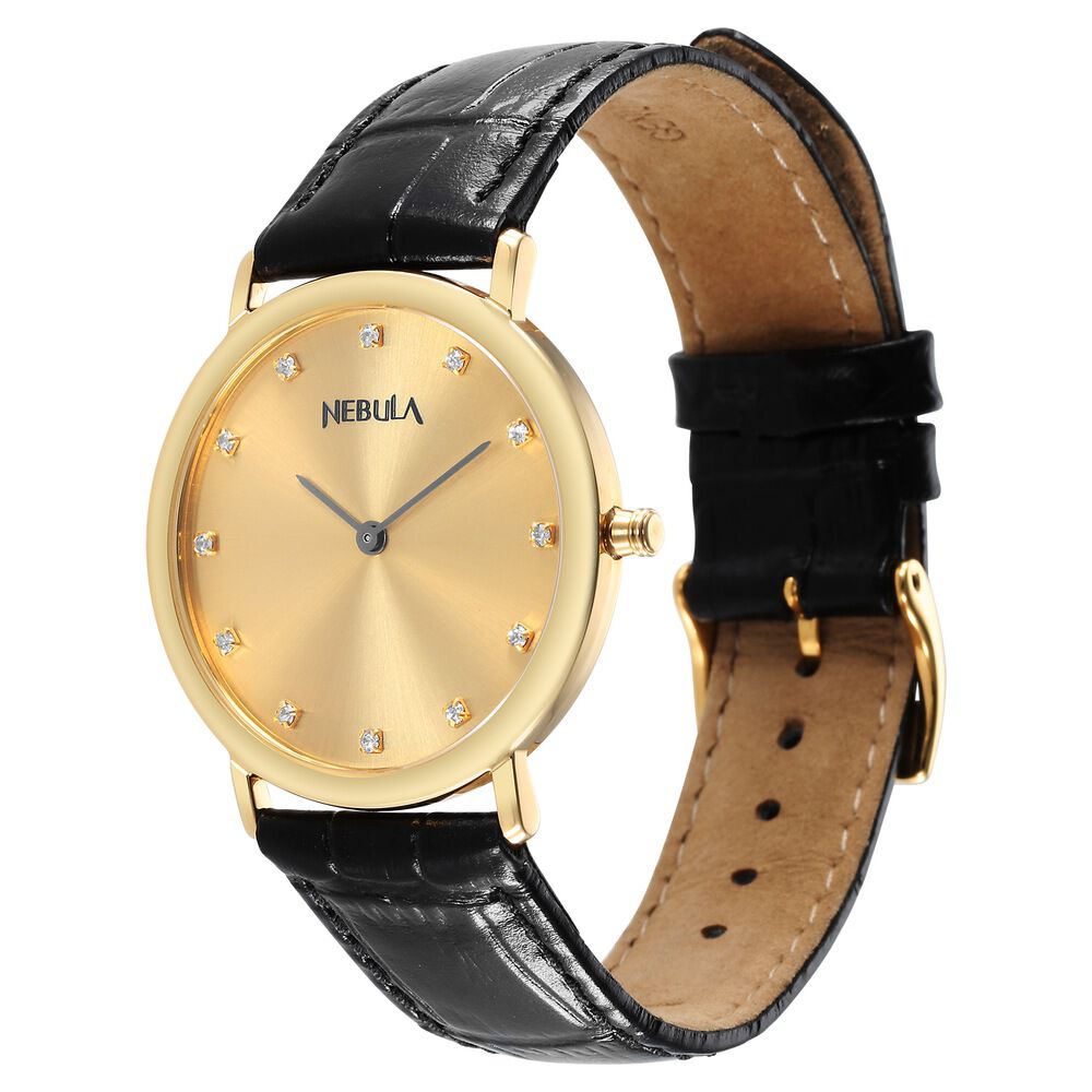 Buy Online Titan Nebula Quartz Analog 18 Karat Solid Gold Watch