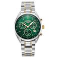 Roamer Pro Chrono Quartz Chronograph With Date Green Dial Two Toned Stainless Steel Strap Watch For Men - image number 0
