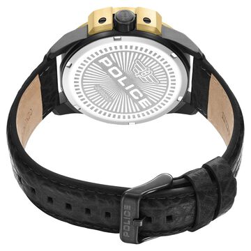 Police Black Dial Quartz Multifunction Watch for Men