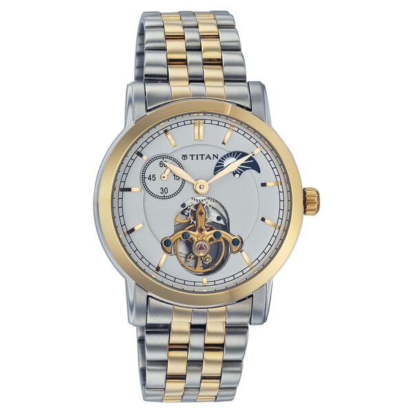Titan Quartz Analog White Dial Watch for Men - image number 0