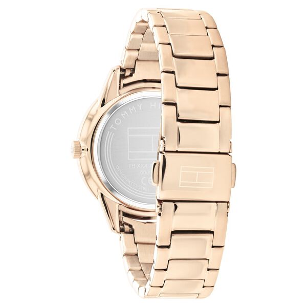 Tommy Hilfiger Quartz Analog Golden Dial Stainless Steel Strap Watch for Women - image number 2