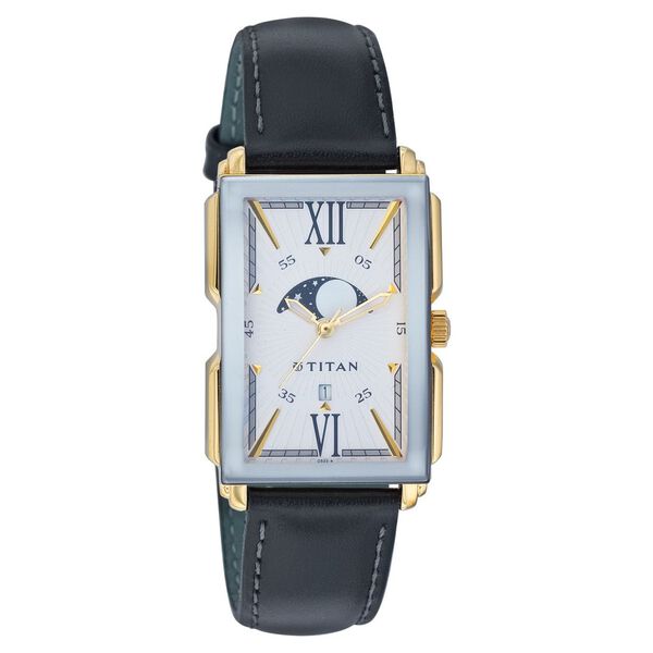 Titan Quartz Analog Silver Dial Watch for Men - image number 0