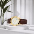 Titan Quartz Analog with Date Silver Dial Leather Strap Watch for Men - image number 0