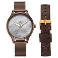 Fastrack 2X Edit Analog with Silver MOP Dial Interchangeable Strap Watch for Girls - image number 0