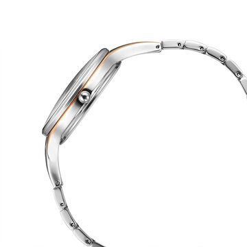 Fastrack Vyb Striker Quartz Analog Rose Gold Dial Metal Strap Watch for Girls