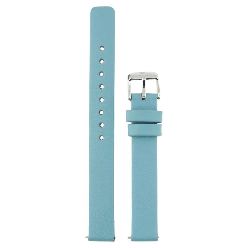 12 mm Blue Genuine Leather Strap for Women - image number 0