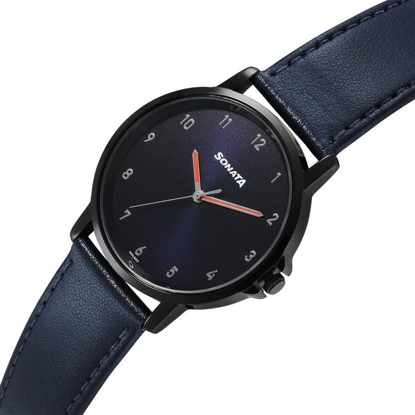 Sonata Quartz Analog Blue Dial Watch for Men - image number 2