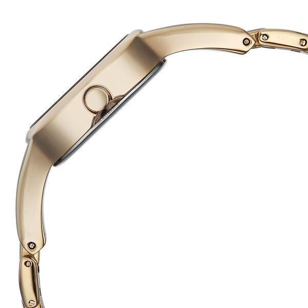 Fastrack Chrome K Quartz Analog Pink Dial K Chrome Metal Strap Watch For Girls - image number 3