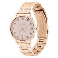 Titan Purple Past ModernRose Gold Dial Analog Stainless Steel Strap Watch for Women - image number 1
