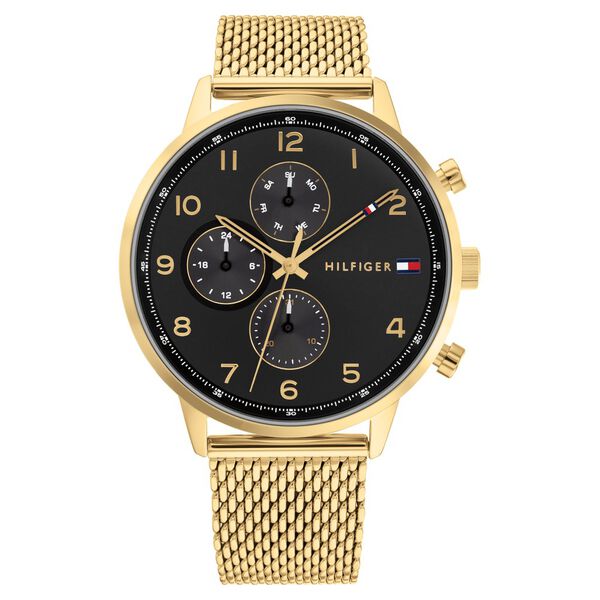 Tommy Hilfiger Multifunction Black Dial Watch for Men - image number 0