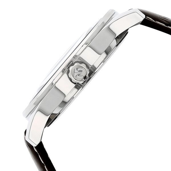 Titan Quartz Analog with Date Brown Dial Leather Strap Watch for Men - image number 2