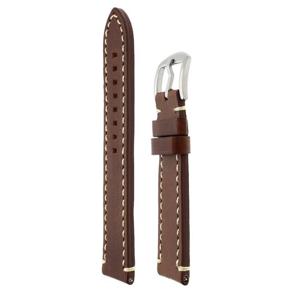 24 mm Brown Genuine Leather Straps for Men - image number 2