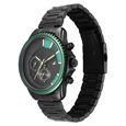Fastrack Wild Quartz Chronograph Two Toned Dial Black Stainless Steel Strap Watch For Guys - image number 5