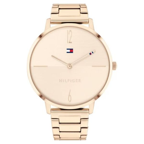 Tommy Hilfiger Quartz Analog Rose Gold Dial Watch for Women - image number 0
