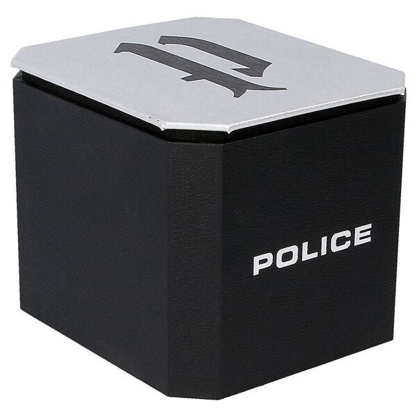 Police Quartz Analog with Date Black Dial Leather Strap Watch for Men - image number 4
