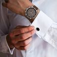 Titan Quartz Multifunction Brown Dial Leather Strap Watch for Men - image number 6