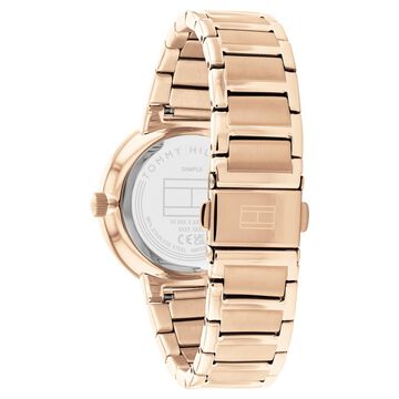Tommy Hilfiger Quartz Analog Brown Dial Stainless Steel Strap Watch for Women