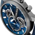Police Quartz Multifunction Blue Dial Blue Leather Strap Watch for Men - image number 3
