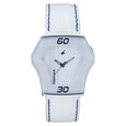 Fastrack Quartz Analog White Dial Leather Strap Watch for Girls - image number 0